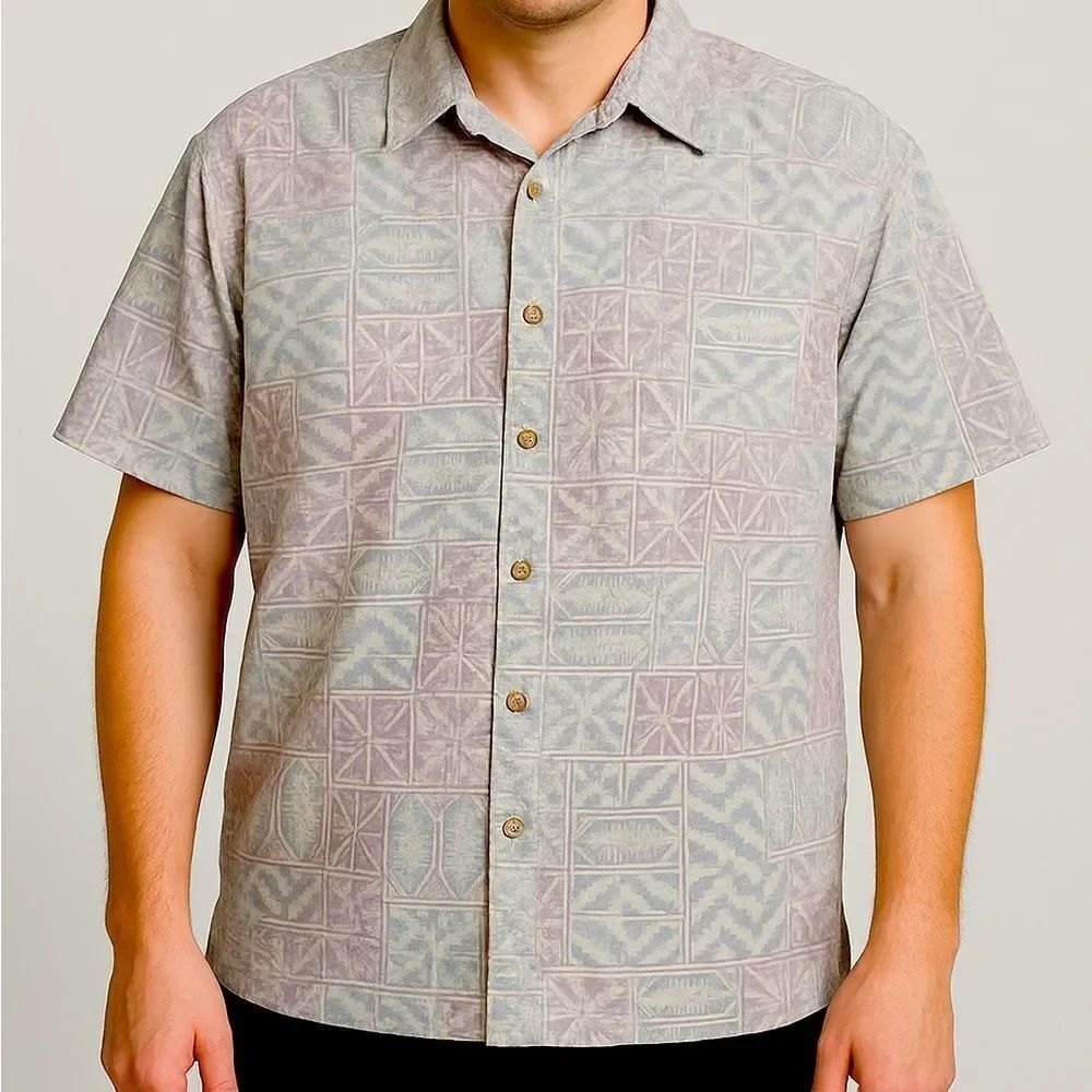 Cooke Street Honolulu Vintage Men’s Inside Out Camp Shirt Size XL